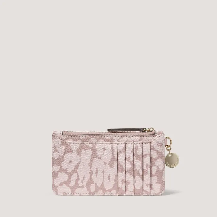 Fiorelli Luna Cc Holder Pink Leopard Purses Cardholders