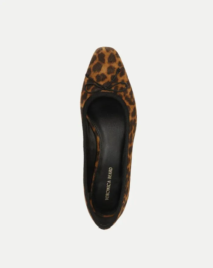 Flats and Loafers Shop Veronica Beard Cecile Leopard Ballet Pump Leopard