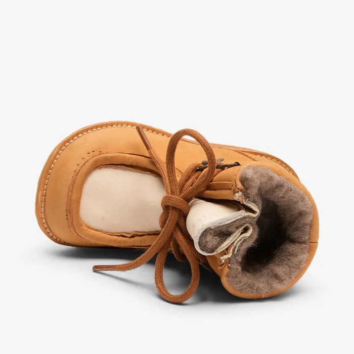 flor l tex cognac Brown KIDS Boots bisgaardshoes