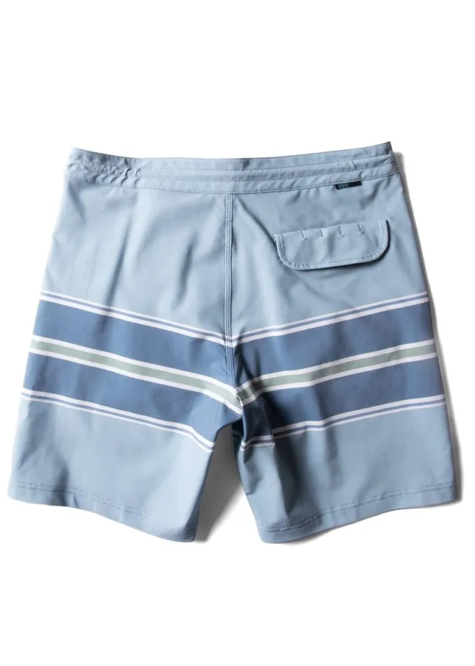 Free Lap 185quot Boardshort Stone Blue Men Vissla Boardshorts