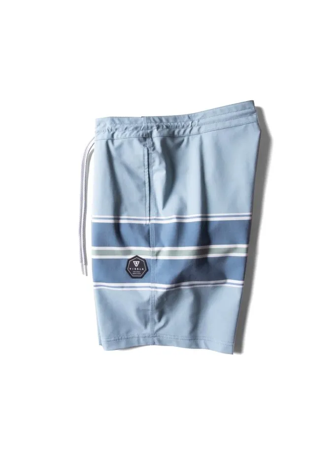 Free Lap 185quot Boardshort Stone Blue Men Vissla Boardshorts