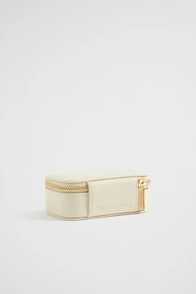 Gifting and Small Items Woman Seed Heritage Mini Jewellery Case Magnolia