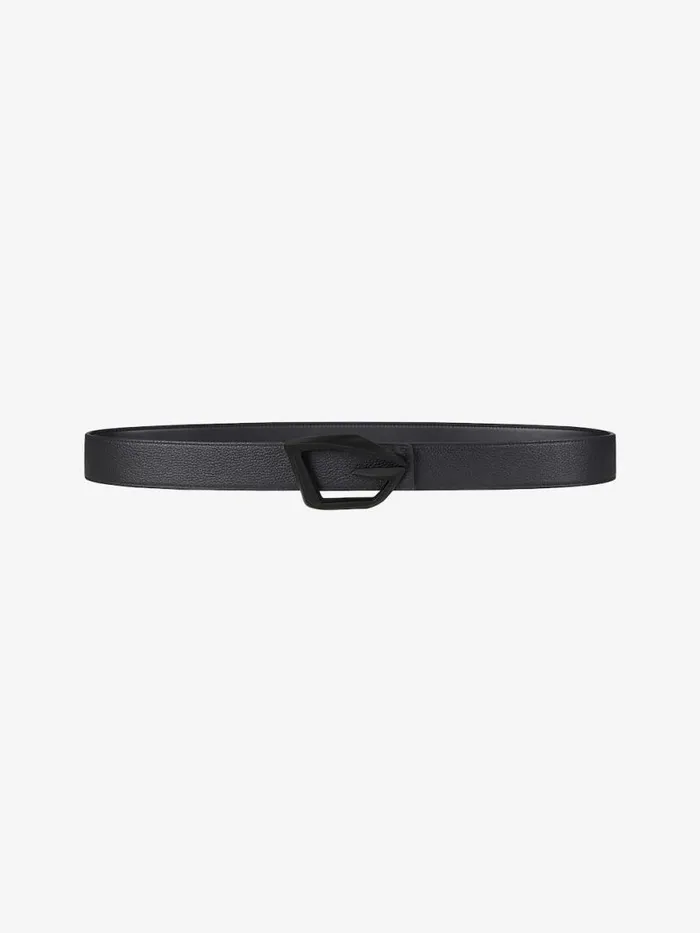 GivCut Reversible Belt In Grained Leather Black Men Givenchy Belts