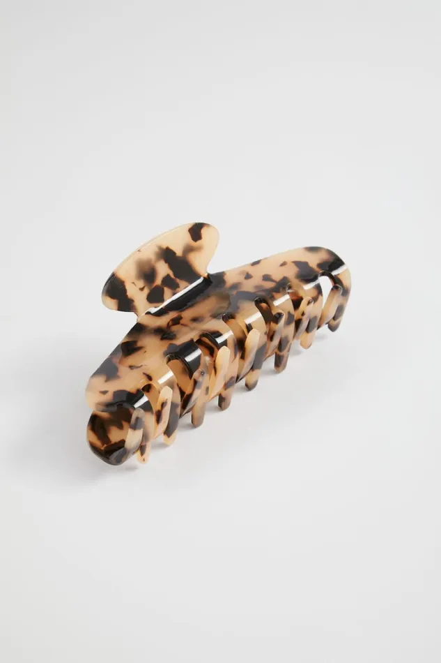 Hair Accessories Woman Seed Heritage Large Clip Milky Tort