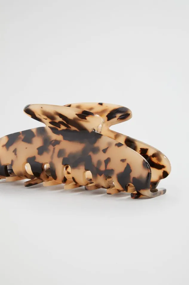 Hair Accessories Woman Seed Heritage Large Clip Milky Tort