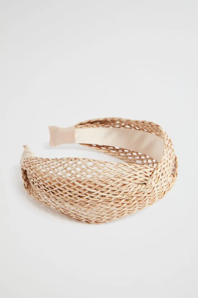 Hair Accessories Woman Seed Heritage Woven Headband Soft Wheat