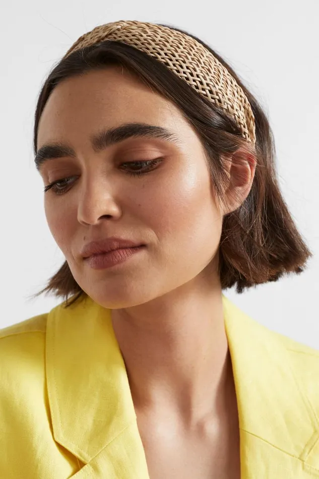 Hair Accessories Woman Seed Heritage Woven Headband Soft Wheat