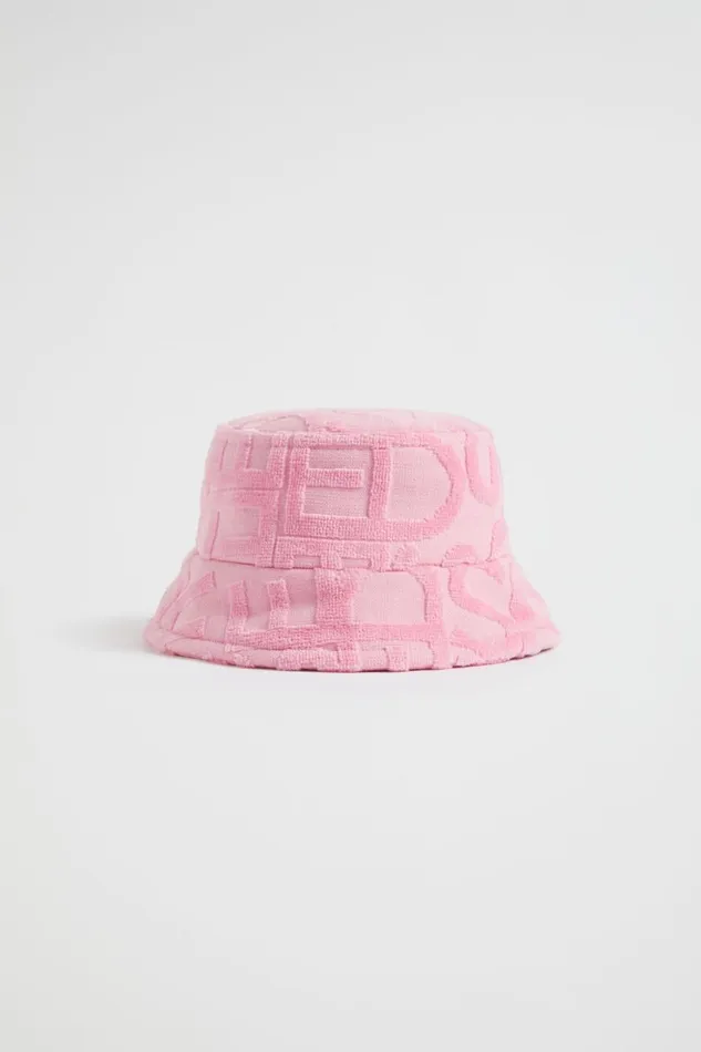 Hats and Caps Baby Seed Heritage Seed Logo Terry Sun Hat Candy Pink