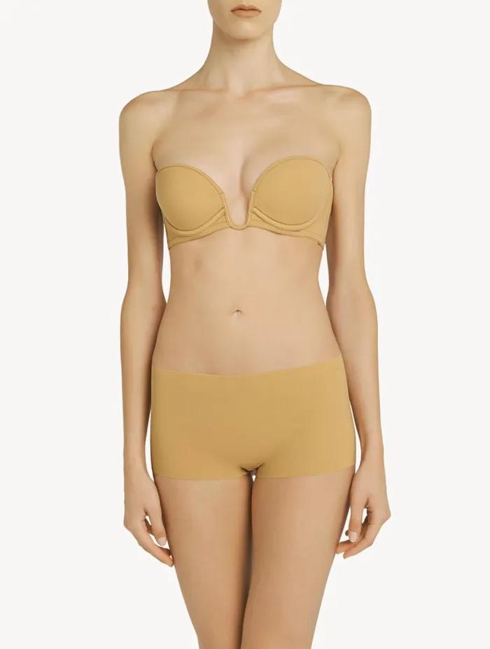 Hazelcoloured Underwired Padded Bandeau Ubra Lingerie La Perla Bandeau