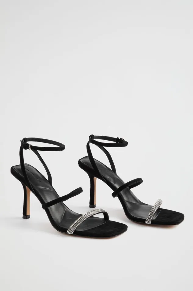 Heels and Wedges Woman Seed Heritage Hana Diamante Heel Black