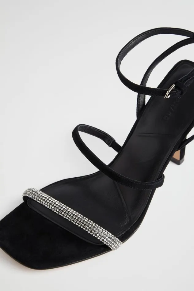 Heels and Wedges Woman Seed Heritage Hana Diamante Heel Black
