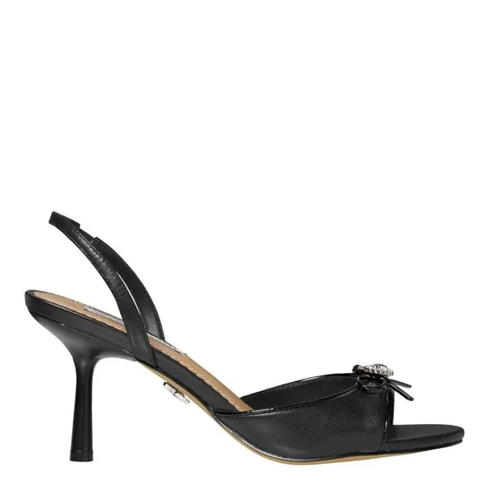 Heels Women Windsor Smith HOLLYWOOD BLACK LEATHER HEELS