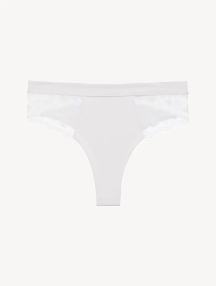 High Waisted Briefs In Lys With Embroidered Tulle Lingerie La Perla Highwaist High Waisted Briefs In Lys With Embroidered Tulle Lingerie La Perla Highwaist