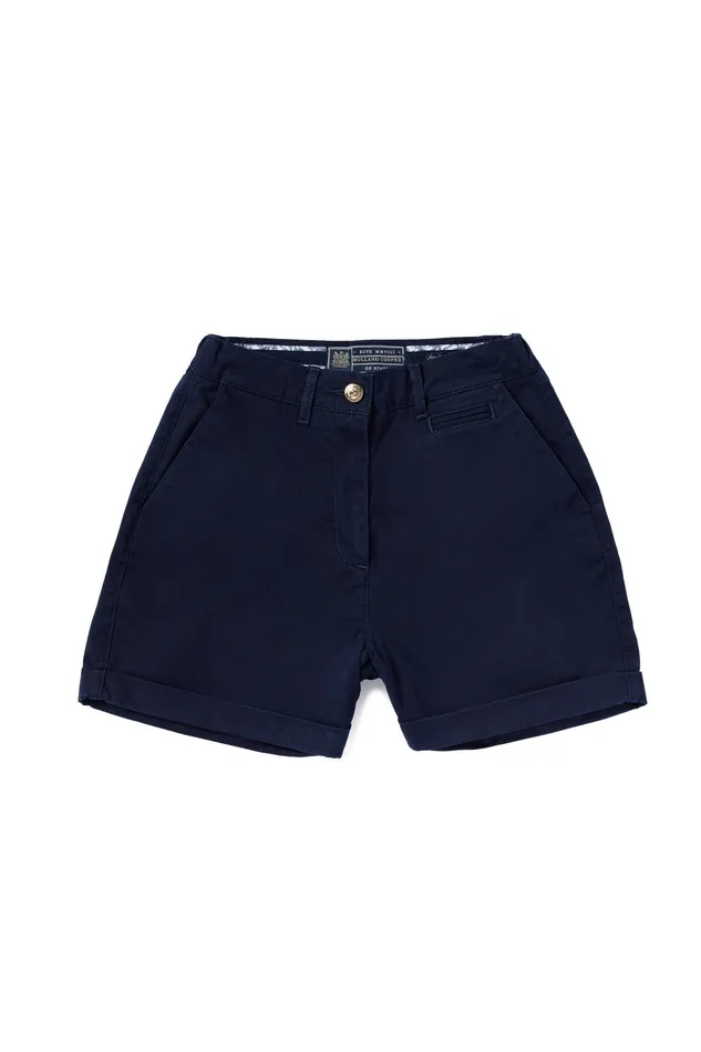 Holland Cooper Arnesby Chino Short Ink Navy Women Shorts Holland Cooper Arnesby Chino Short Ink Navy Women Shorts