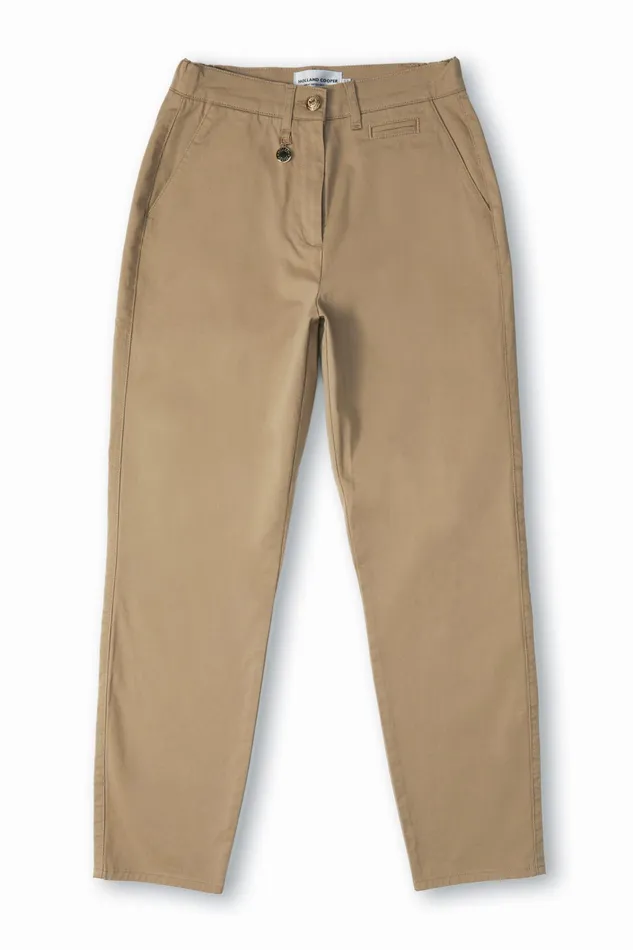 Holland Cooper Arnesby Chino Stone Women Trousers Holland Cooper Arnesby Chino Stone Women Trousers