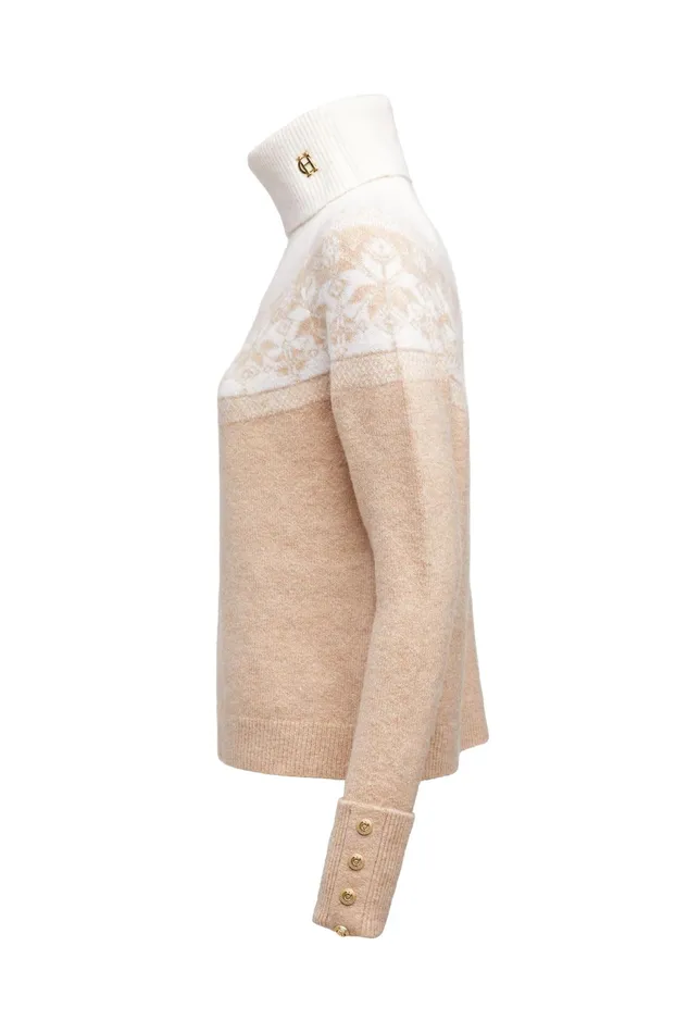Holland Cooper Beatrice Knit Camel Women Knitwear Holland Cooper Beatrice Knit Camel Women Knitwear