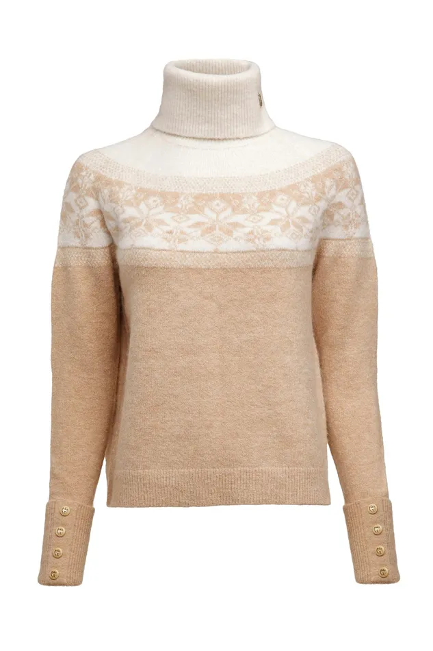 Holland Cooper Beatrice Knit Camel Women Knitwear Holland Cooper Beatrice Knit Camel Women Knitwear