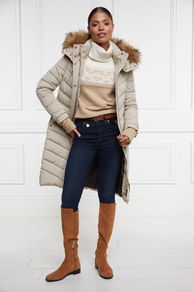 Holland Cooper Beatrice Knit Camel Women Knitwear Holland Cooper Beatrice Knit Camel Women Knitwear