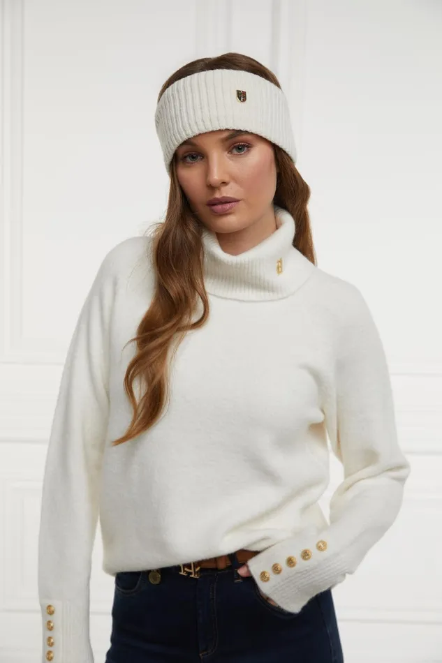Holland Cooper Burghley Headband Cream Women Hats and Headbands Holland Cooper Burghley Headband Cream Women Hats and Headbands