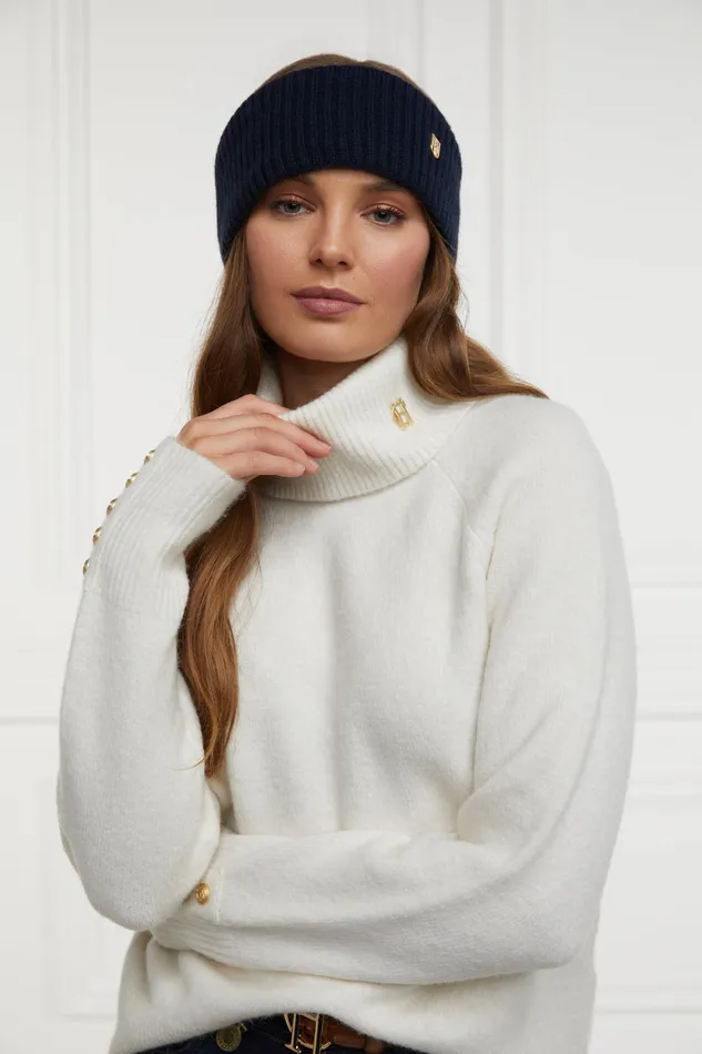 Holland Cooper Burghley Headband Ink Navy Women Hats and Headbands Holland Cooper Burghley Headband Ink Navy Women Hats and Headbands