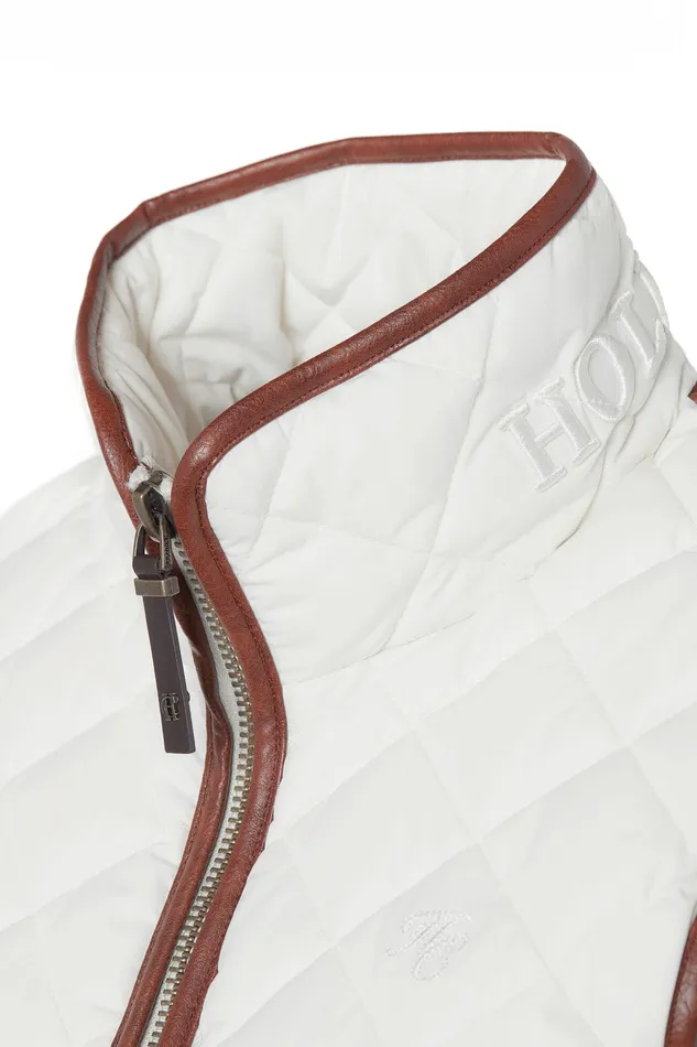 Holland Cooper Country Quilted Gilet Cream Women Gilets Holland Cooper Country Quilted Gilet Cream Women Gilets