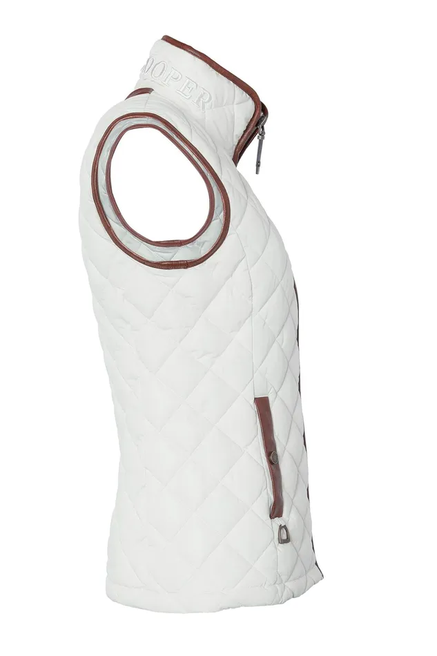 Holland Cooper Country Quilted Gilet Cream Women Gilets Holland Cooper Country Quilted Gilet Cream Women Gilets