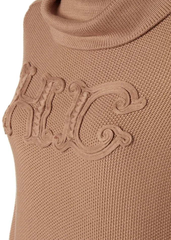 Holland Cooper Daisy Roll Neck Knit Camel Women Knitwear Holland Cooper Daisy Roll Neck Knit Camel Women Knitwear