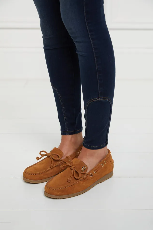 Holland Cooper Deck Shoe Tan Women Loafers Holland Cooper Deck Shoe Tan Women Loafers