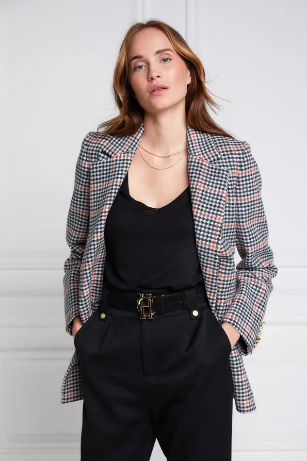 Holland Cooper Double Breasted Blazer Oyster Catcher Women Tailoring