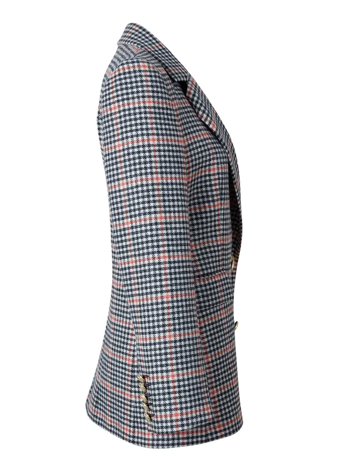 Holland Cooper Double Breasted Blazer Oyster Catcher Women Tailoring