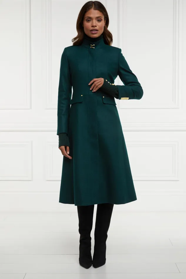 Holland Cooper Dowdeswell Coat Emerald Women Tailoring
