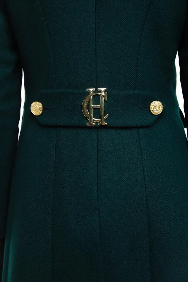 Holland Cooper Dowdeswell Coat Emerald Women Tailoring