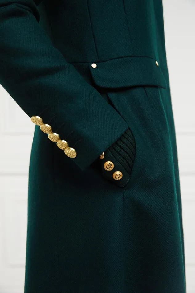 Holland Cooper Dowdeswell Coat Emerald Women Tailoring