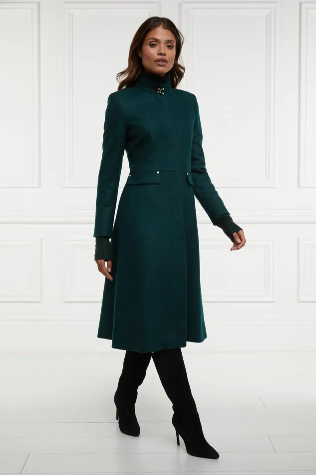 Holland Cooper Dowdeswell Coat Emerald Women Tailoring