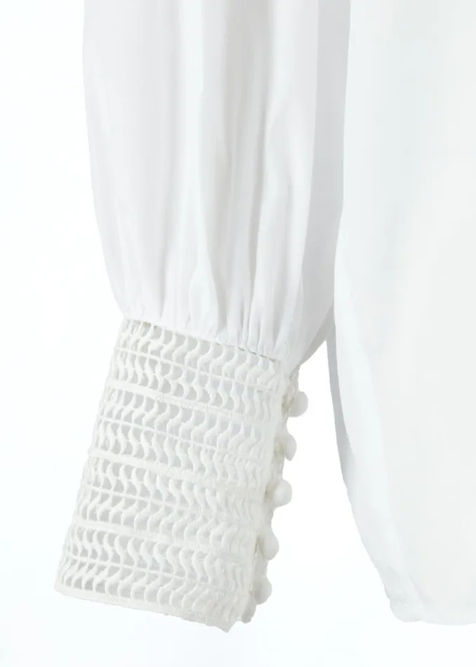 Holland Cooper Featherton Lace Shirt Women Shirts and Blouses Holland Cooper Featherton Lace Shirt Women Shirts and Blouses