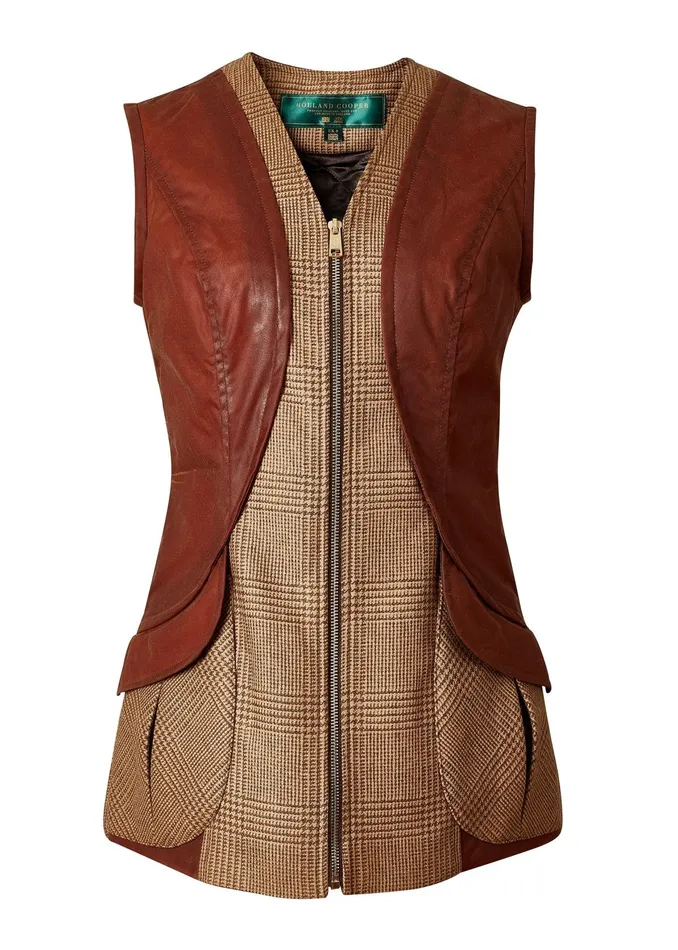 Holland Cooper Field Vest Tawny Women Gilets