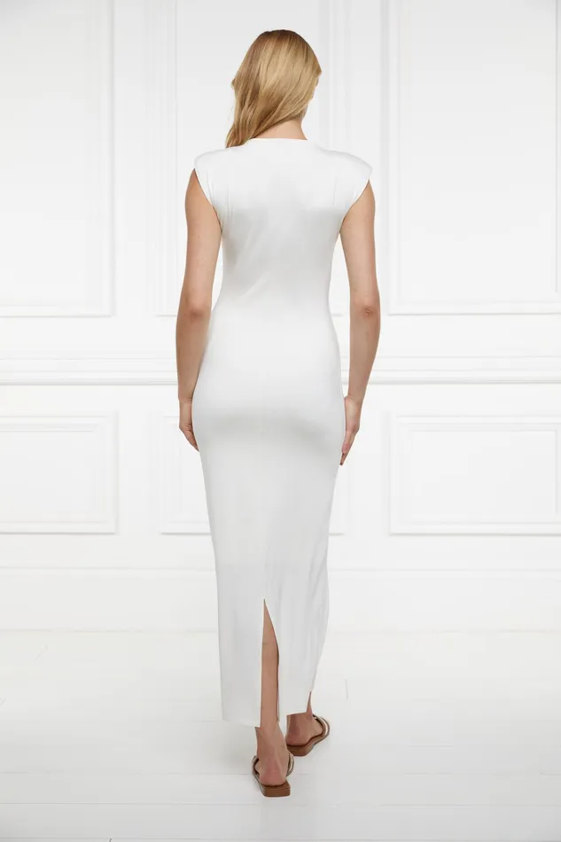 Holland Cooper Harper Maxi Dress Natural Women Dresses Holland Cooper Harper Maxi Dress Natural Women Dresses