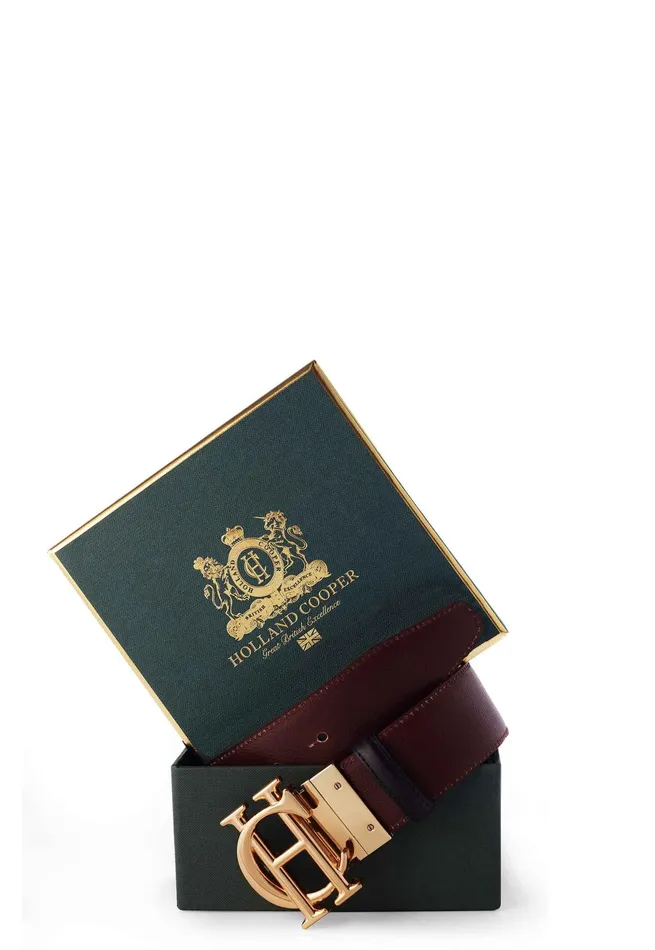 Holland Cooper HC Classic Belt Reversible Black Tan Women Belts Holland Cooper HC Classic Belt Reversible Black Tan Women Belts