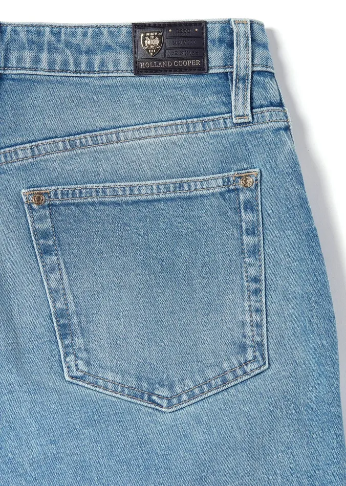 Holland Cooper High Rise Slim Jean Vintage Indigo Women Jeans Holland Cooper High Rise Slim Jean Vintage Indigo Women Jeans