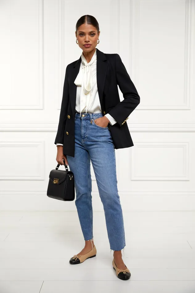 Holland Cooper High Rise Slim Jean Vintage Indigo Women Jeans Holland Cooper High Rise Slim Jean Vintage Indigo Women Jeans