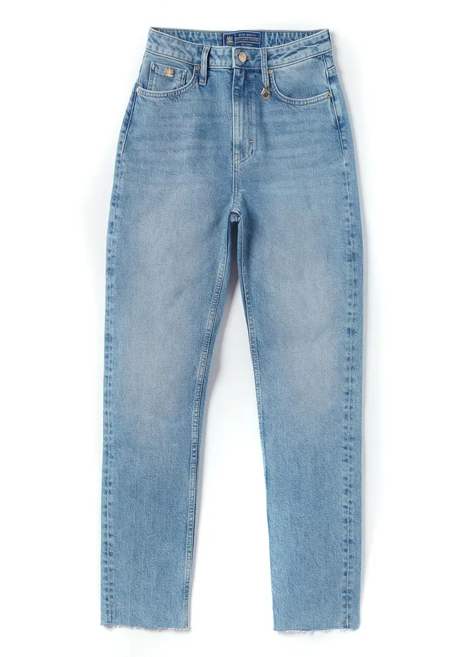 Holland Cooper High Rise Slim Jean Vintage Indigo Women Jeans Holland Cooper High Rise Slim Jean Vintage Indigo Women Jeans