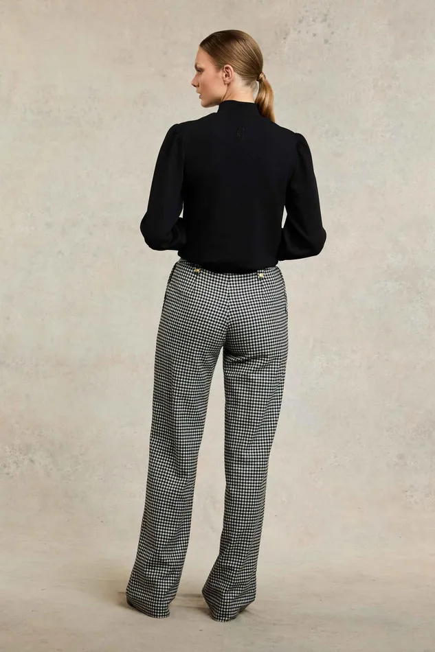 Holland Cooper Kelso High Neck Black Women Tops Holland Cooper Kelso High Neck Black Women Tops