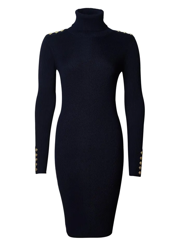 Holland Cooper Kensington Jumper Dress Ink Navy Women Dresses Holland Cooper Kensington Jumper Dress Ink Navy Women Dresses