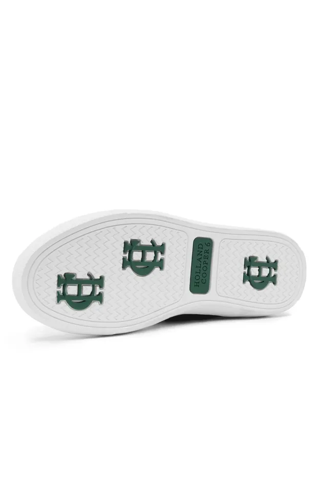 Holland Cooper Knightsbridge Court Trainer Black Croc Women Trainers Holland Cooper Knightsbridge Court Trainer Black Croc Women Trainers