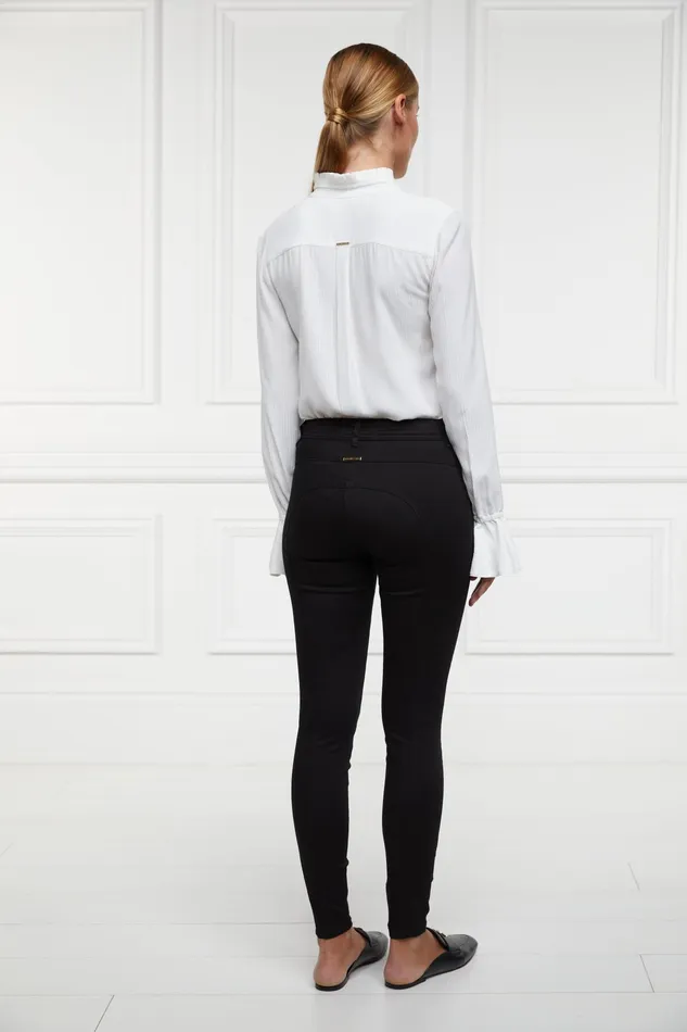Holland Cooper MidRise Jodhpur Jean Black Women Jeans Holland Cooper MidRise Jodhpur Jean Black Women Jeans