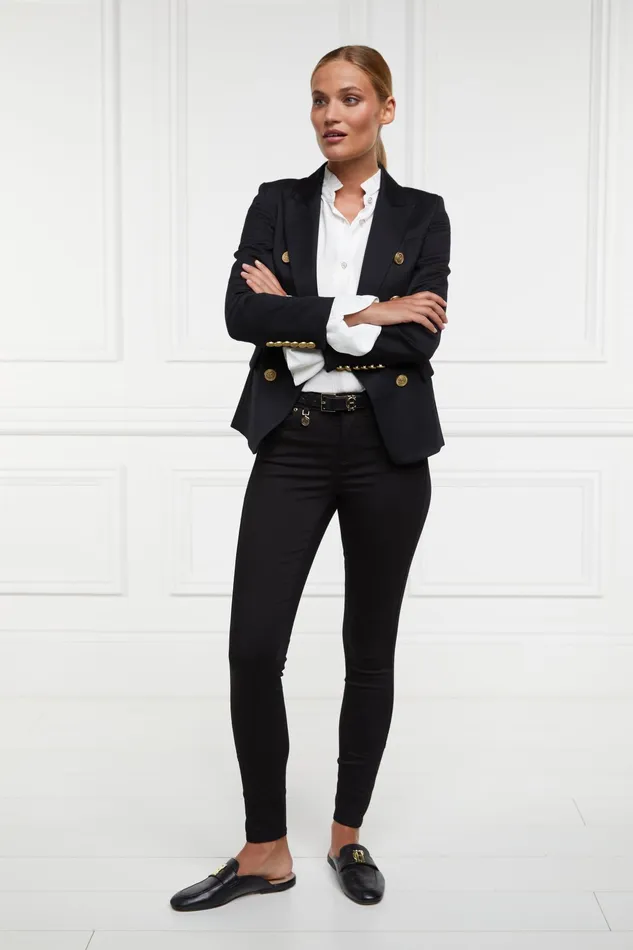 Holland Cooper MidRise Jodhpur Jean Black Women Jeans Holland Cooper MidRise Jodhpur Jean Black Women Jeans
