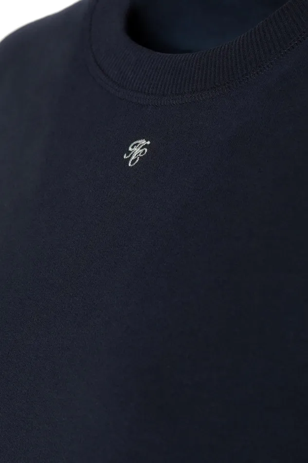 Holland Cooper Monogram Crew Neck Sweat Ink Navy Women Sweatshirts Holland Cooper Monogram Crew Neck Sweat Ink Navy Women Sweatshirts