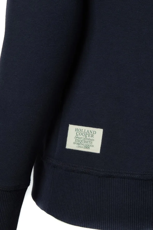 Holland Cooper Monogram Crew Neck Sweat Ink Navy Women Sweatshirts Holland Cooper Monogram Crew Neck Sweat Ink Navy Women Sweatshirts