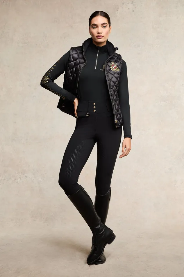 Holland Cooper Premium High Rise Breeches Black Women Breeches Holland Cooper Premium High Rise Breeches Black Women Breeches