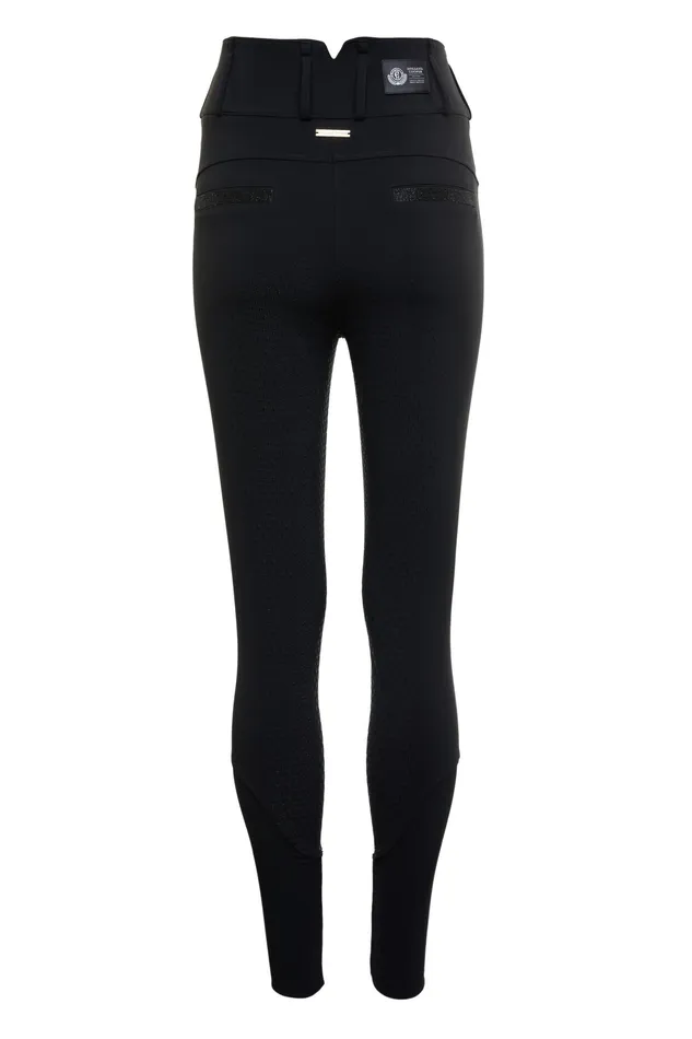 Holland Cooper Premium High Rise Breeches Black Women Breeches Holland Cooper Premium High Rise Breeches Black Women Breeches